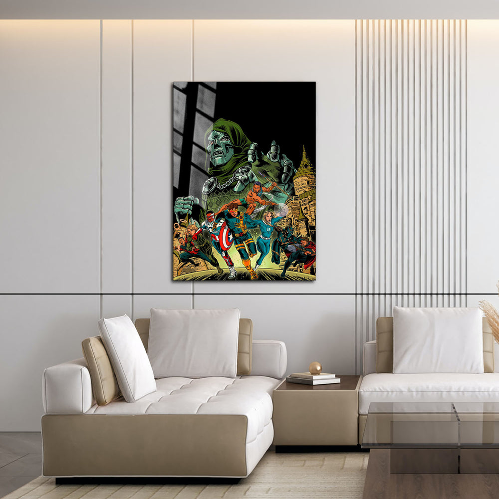 Flex Designs Metal Poster Avengers Doomsday Cartoon 16 x 24" Home Goods - Movie 2026 Movie Metal Poster