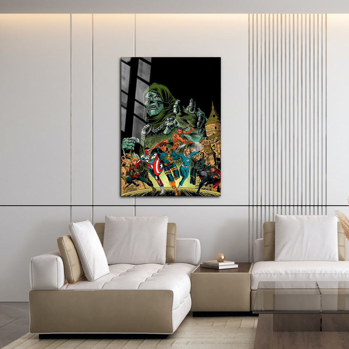 Flex Designs Metal Poster Avengers Doomsday Cartoon 16 x 24" Home Goods - Movie 2026 Movie Metal Poster