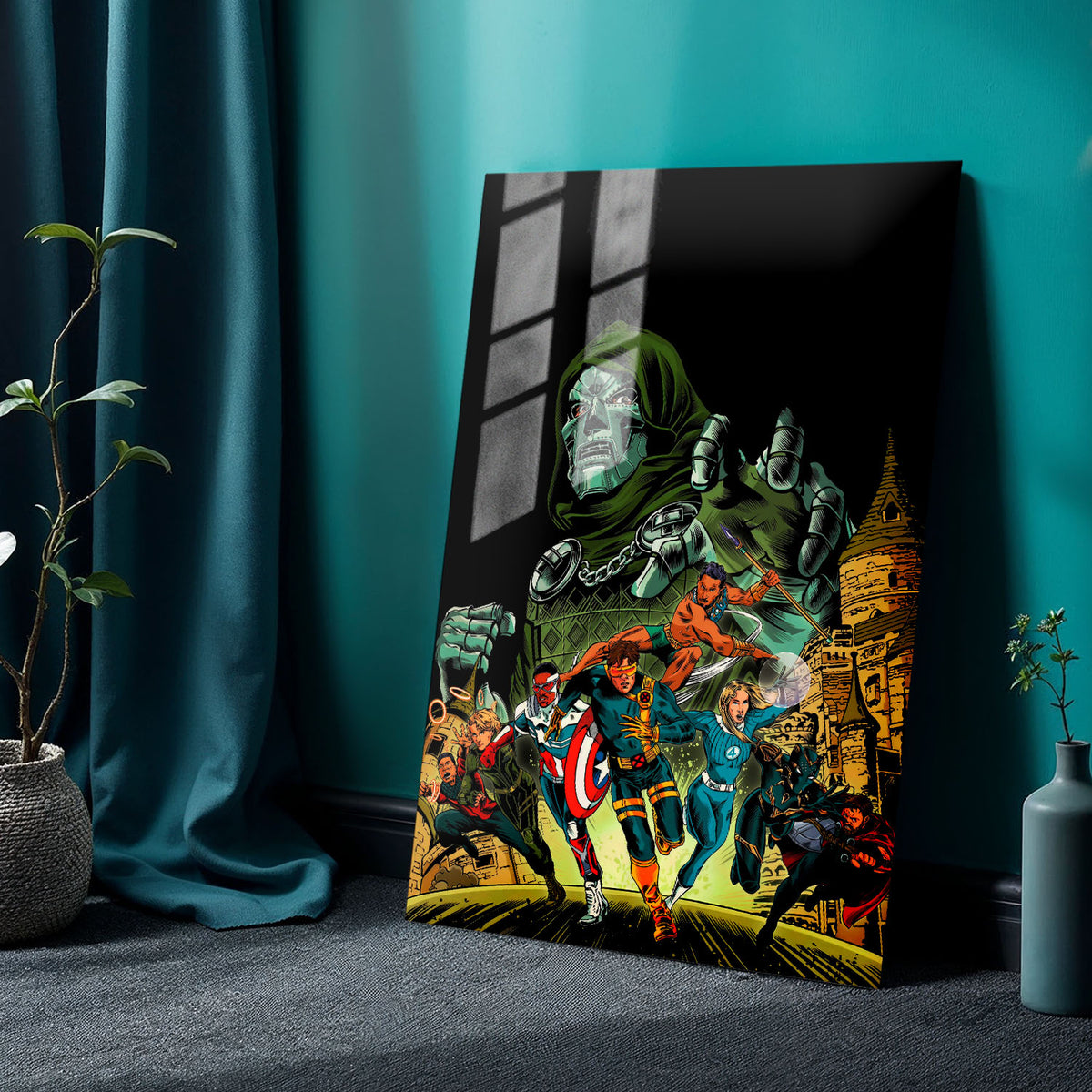 Flex Designs Metal Poster Avengers Doomsday Cartoon 24 x 36" Home Goods - Movie 2026 Movie Metal Poster