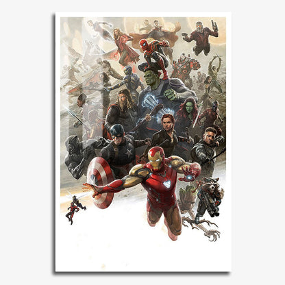 Flex Designs Metal Poster Avengers- Endgame Cinematic 11 x 17" Home Goods - Movie 2019 Movie Metal Poster