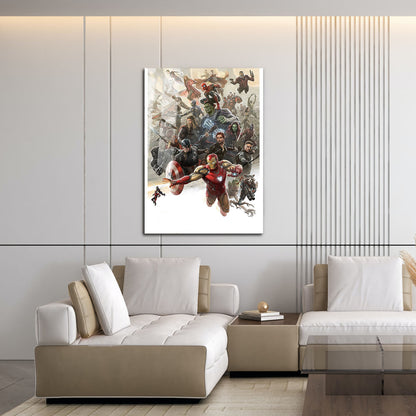 Flex Designs Metal Poster Avengers- Endgame Cinematic 16 x 24" Home Goods - Movie 2019 Movie Metal Poster