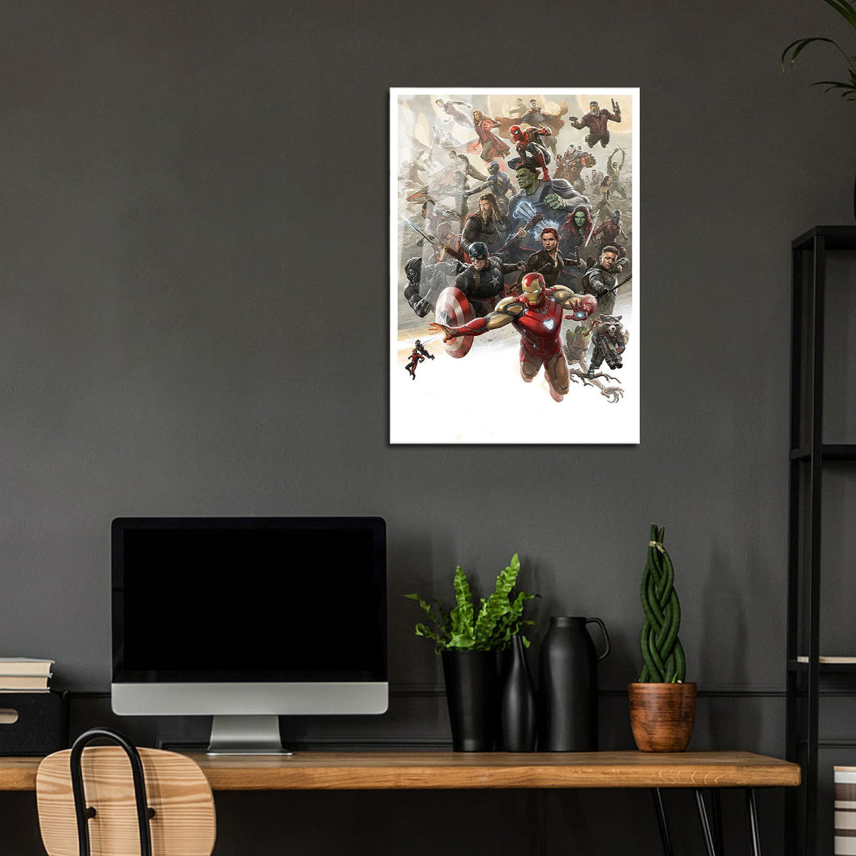 Flex Designs Metal Poster Avengers- Endgame Cinematic 24 x 36" Home Goods - Movie 2019 Movie Metal Poster