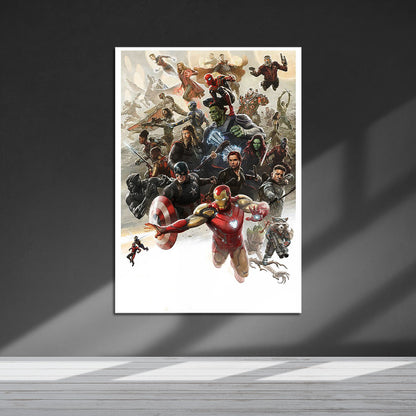 Flex Designs Metal Poster Avengers- Endgame Cinematic 5 x 7" Home Goods - Movie 2019 Movie Metal Poster