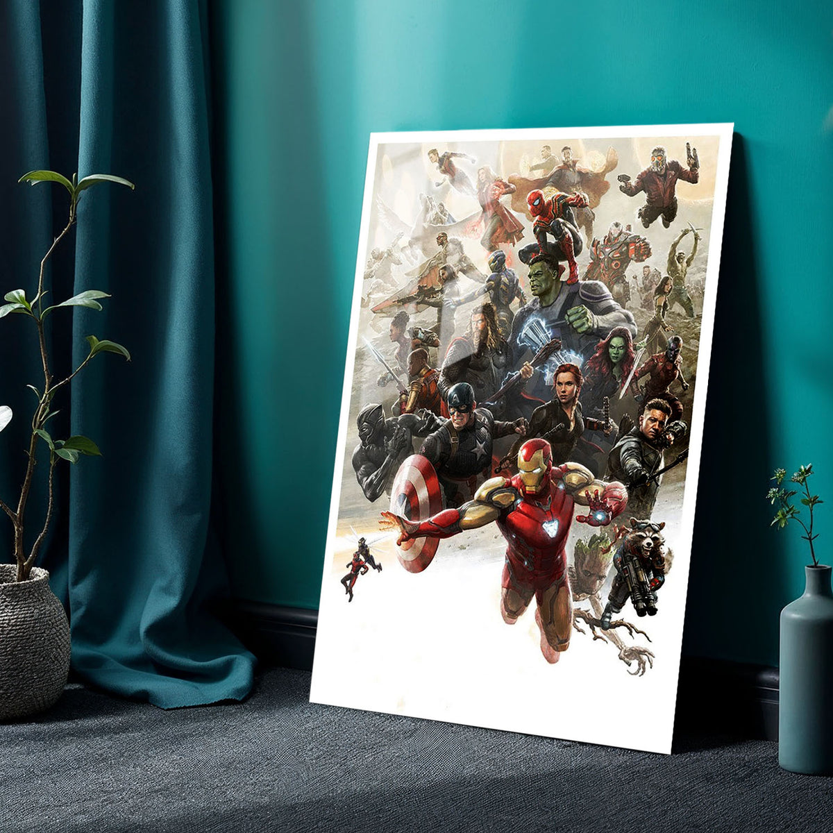 Flex Designs Metal Poster Avengers- Endgame Cinematic 24 x 36" Home Goods - Movie 2019 Movie Metal Poster
