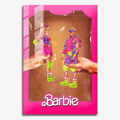 Flex Designs Metal Poster Barbie Cartoon 11 x 17" Home Goods - Movie 2023 Movie Metal Poster