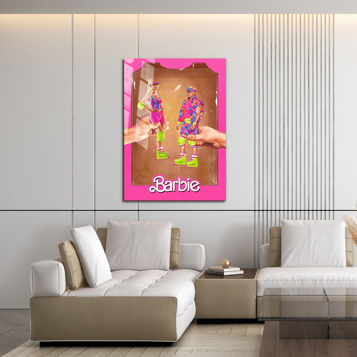 Flex Designs Metal Poster Barbie Cartoon 16 x 24" Home Goods - Movie 2023 Movie Metal Poster