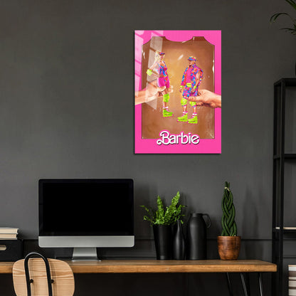 Flex Designs Metal Poster Barbie Cartoon 24 x 36" Home Goods - Movie 2023 Movie Metal Poster
