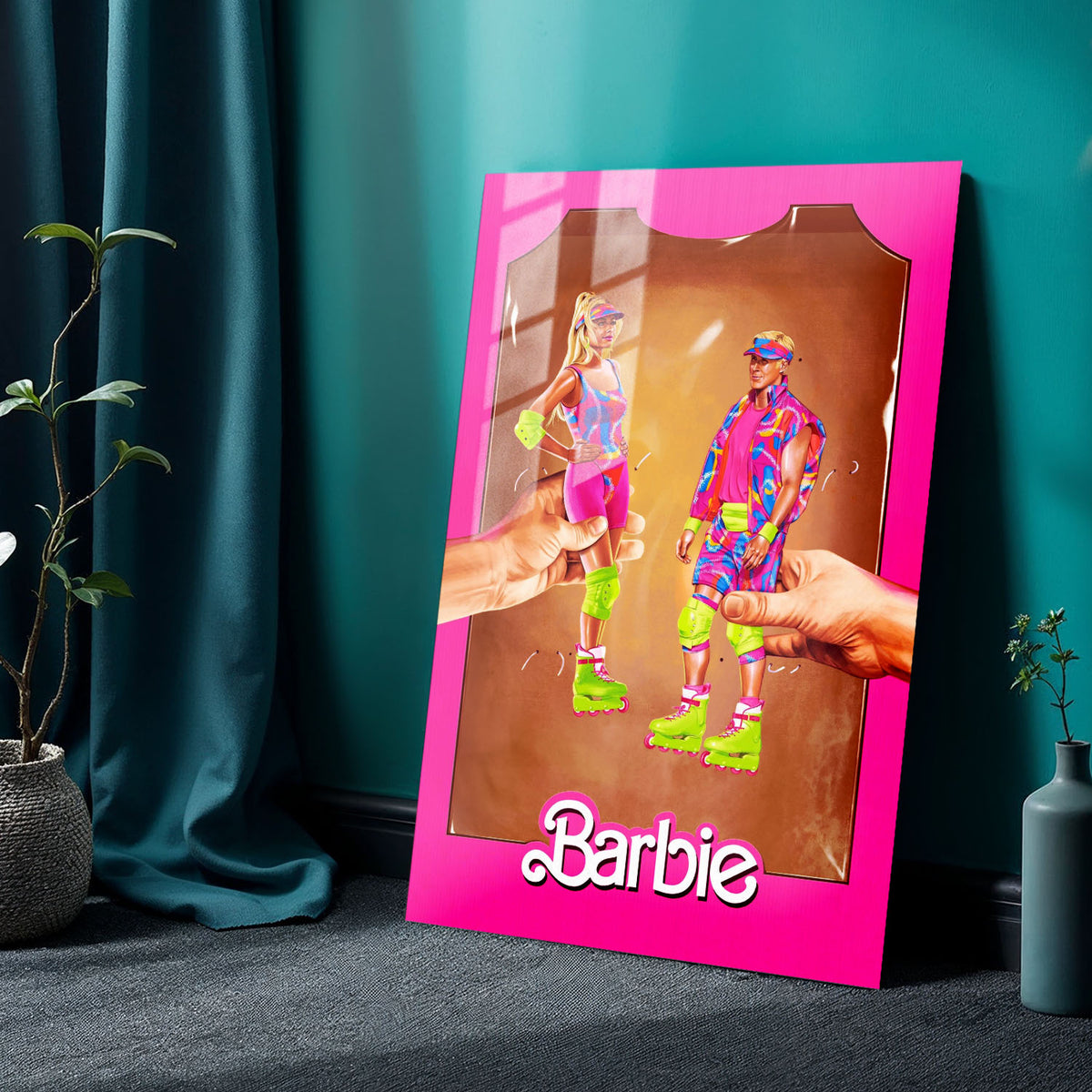 Flex Designs Metal Poster Barbie Cartoon 24 x 36" Home Goods - Movie 2023 Movie Metal Poster