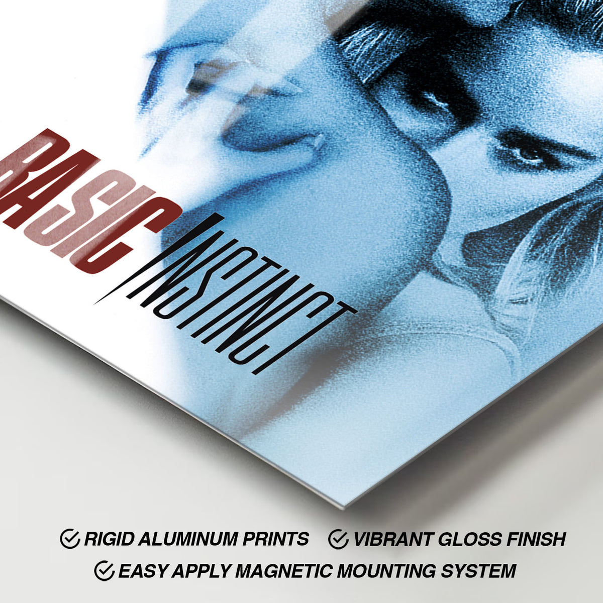 Flex Designs Metal Poster Basic Instinct 11 x 17" Home Goods - Movie 1992 Movie Metal Poster