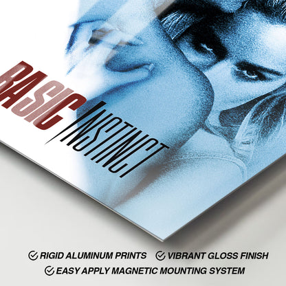Flex Designs Metal Poster Basic Instinct 11 x 17" Home Goods - Movie 1992 Movie Metal Poster