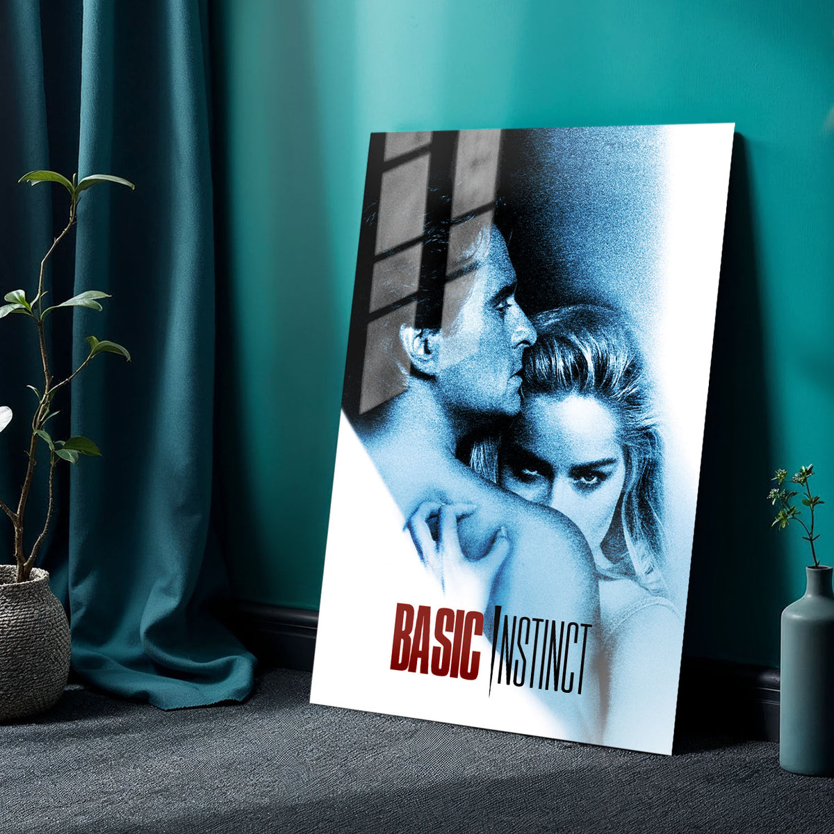 Flex Designs Metal Poster Basic Instinct 24 x 36" Home Goods - Movie 1992 Movie Metal Poster