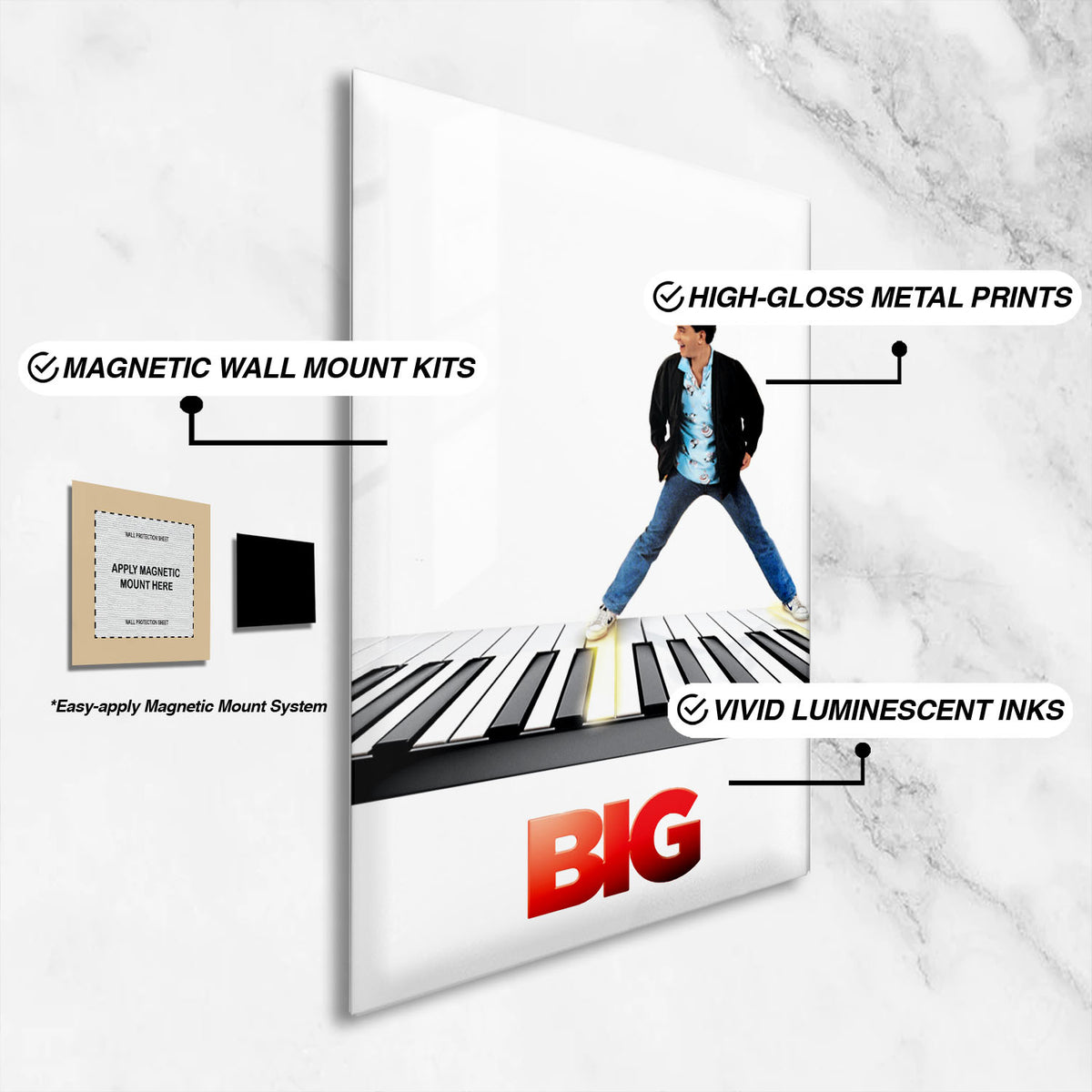 Flex Designs Metal Poster Big 16 x 24" Home Goods - Movie 1988 Movie Metal Poster