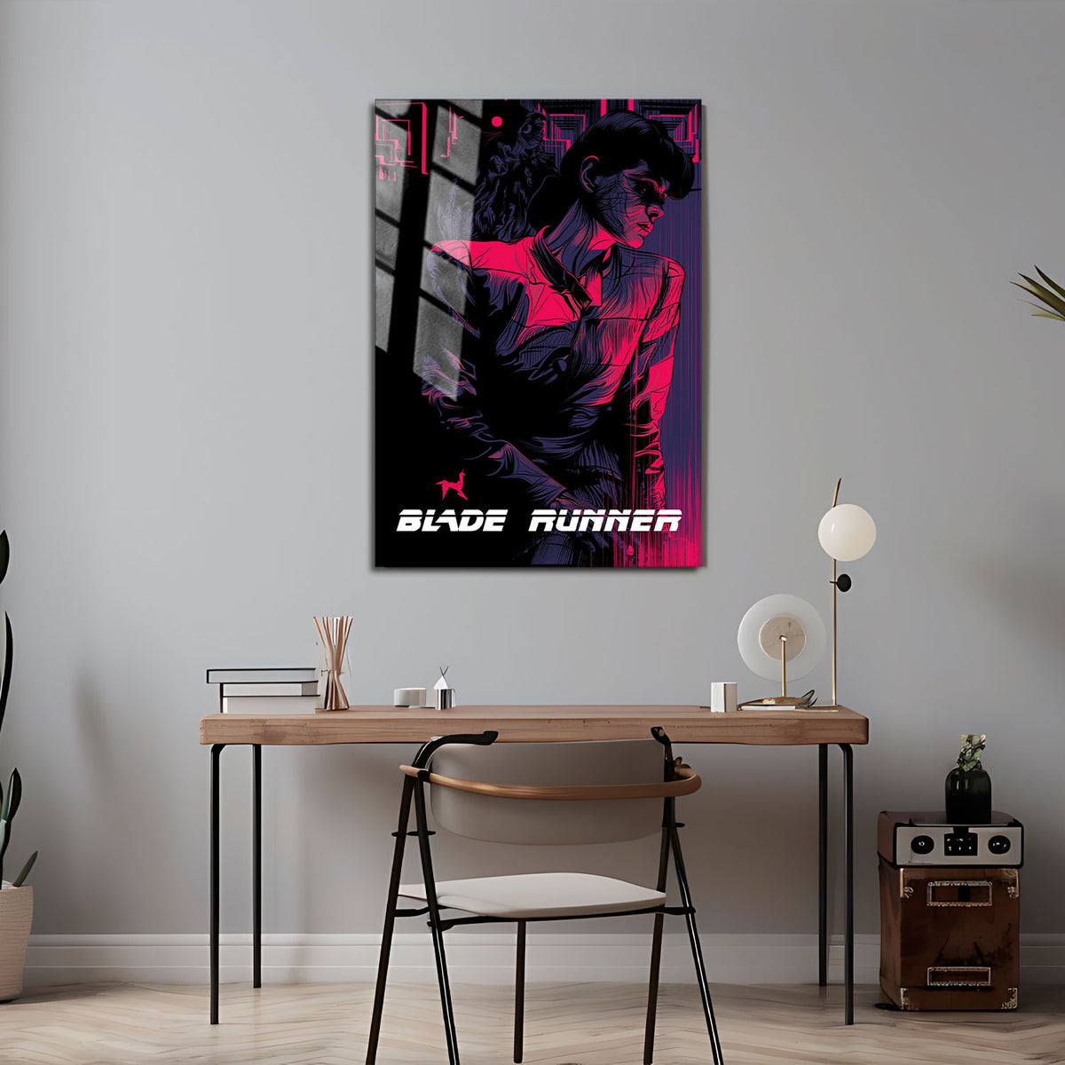 Flex Designs Metal Poster Blade Runner Sketch 5 x 7" Home Goods - Movie 1982 Movie Metal Poster