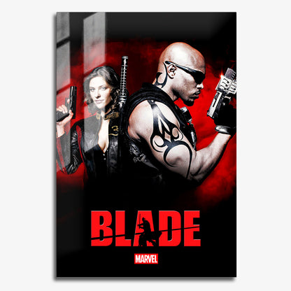 Flex Designs Metal Poster Blade The Series 11 x 17" Home Goods - TV Show 2006 TV Show Metal Poster