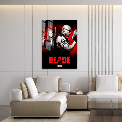 Flex Designs Metal Poster Blade The Series 16 x 24" Home Goods - TV Show 2006 TV Show Metal Poster