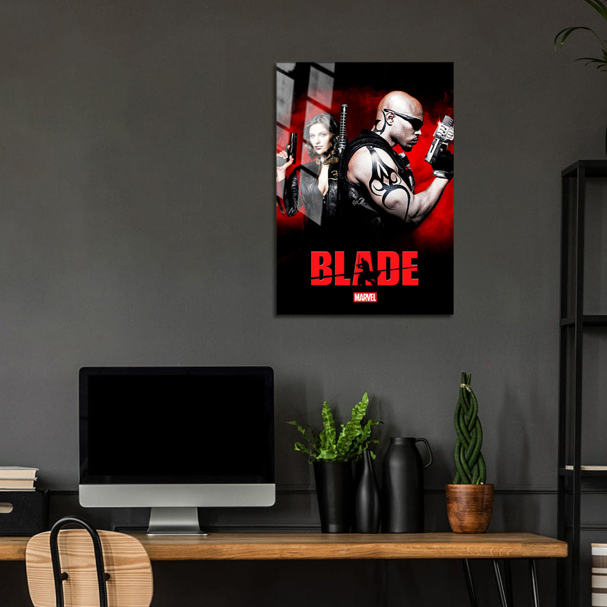 Flex Designs Metal Poster Blade The Series 24 x 36" Home Goods - TV Show 2006 TV Show Metal Poster