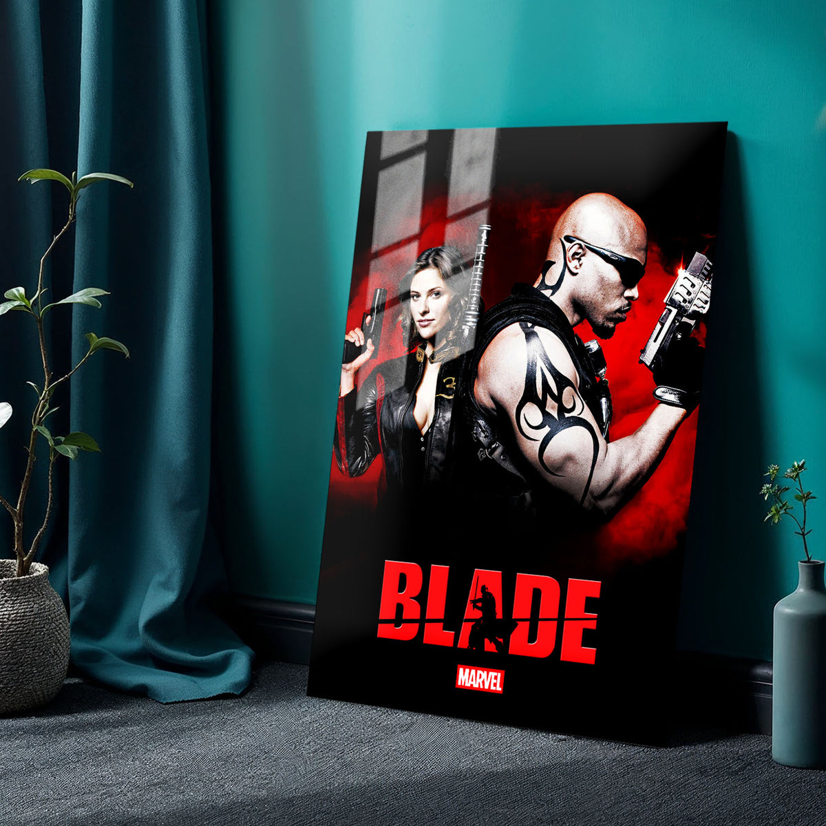 Flex Designs Metal Poster Blade The Series 24 x 36" Home Goods - TV Show 2006 TV Show Metal Poster
