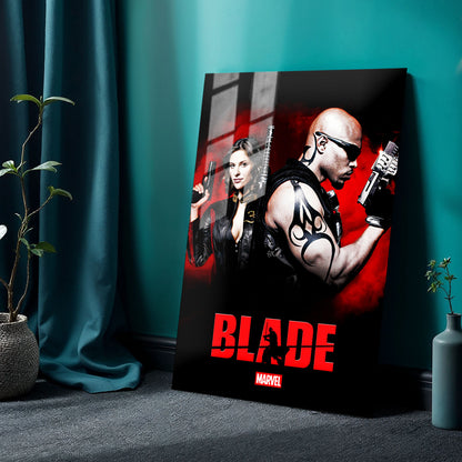 Flex Designs Metal Poster Blade The Series 24 x 36" Home Goods - TV Show 2006 TV Show Metal Poster