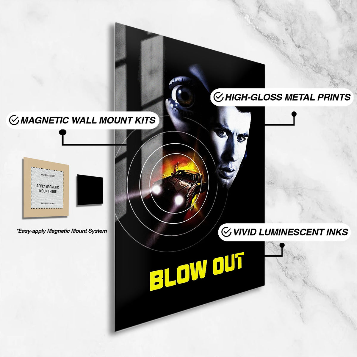 Flex Designs Metal Poster Blow Out 16 x 24" Home Goods - Movie 1981 Movie Metal Poster
