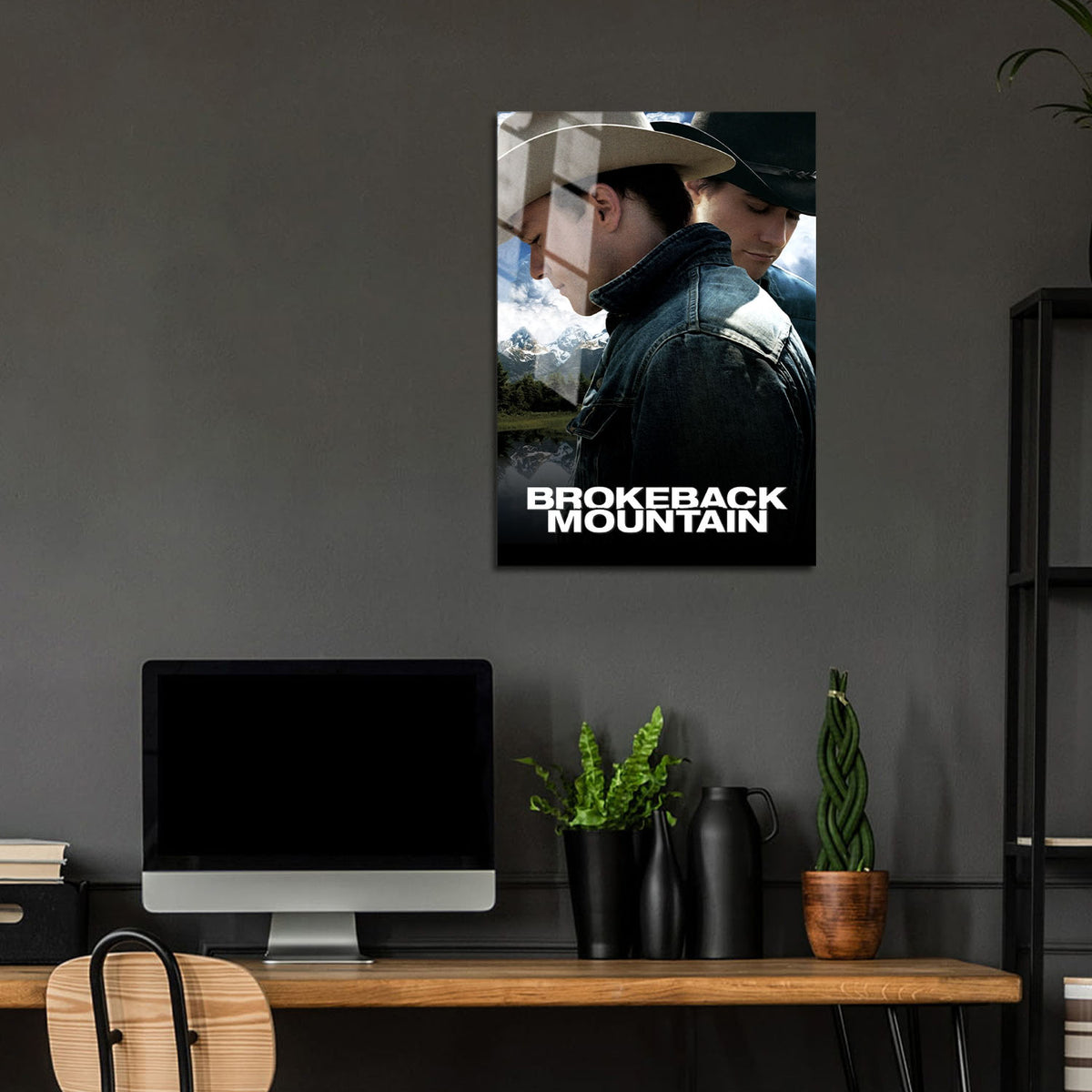 Flex Designs Metal Poster Brokeback Mountain 24 x 36" Home Goods - Movie 2005 Movie Metal Poster