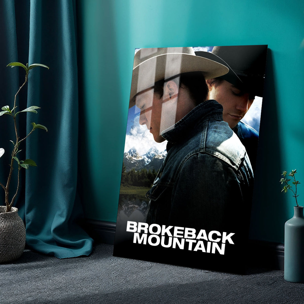 Flex Designs Metal Poster Brokeback Mountain 24 x 36" Home Goods - Movie 2005 Movie Metal Poster