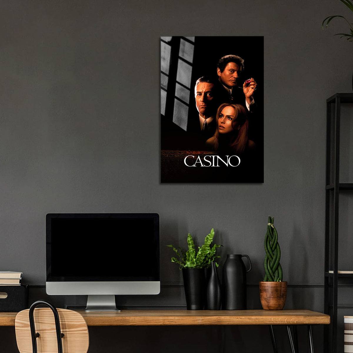 Flex Designs Metal Poster Casino 24 x 36" Home Goods - Movie 1995 Movie Metal Poster