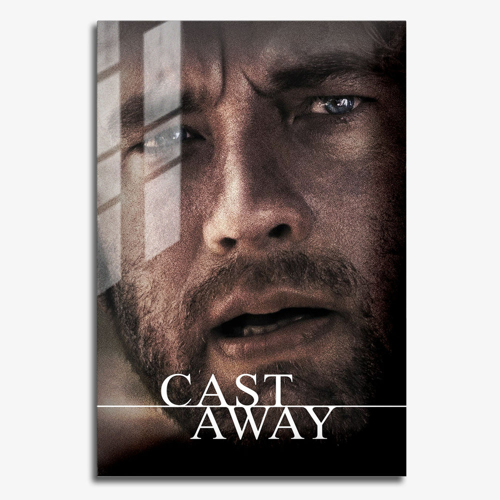 Flex Designs Metal Poster Cast Away Theatrical 11 x 17" Home Goods - Movie 2000 Movie Metal Poster