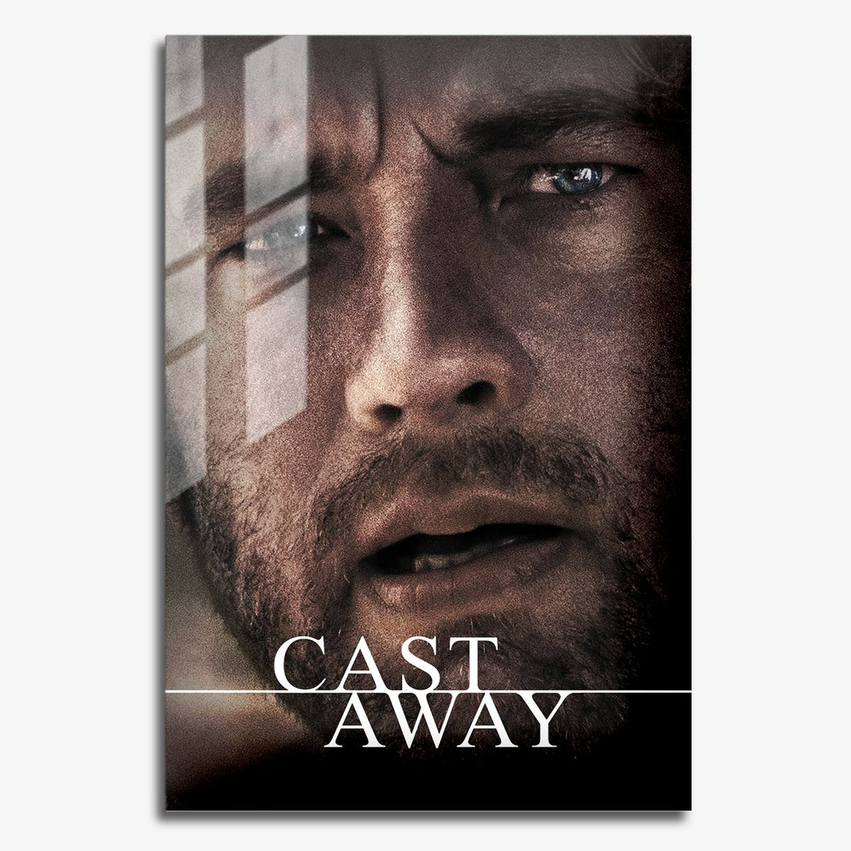 Flex Designs Metal Poster Cast Away Theatrical 11 x 17" Home Goods - Movie 2000 Movie Metal Poster
