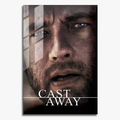 Flex Designs Metal Poster Cast Away Theatrical 11 x 17" Home Goods - Movie 2000 Movie Metal Poster