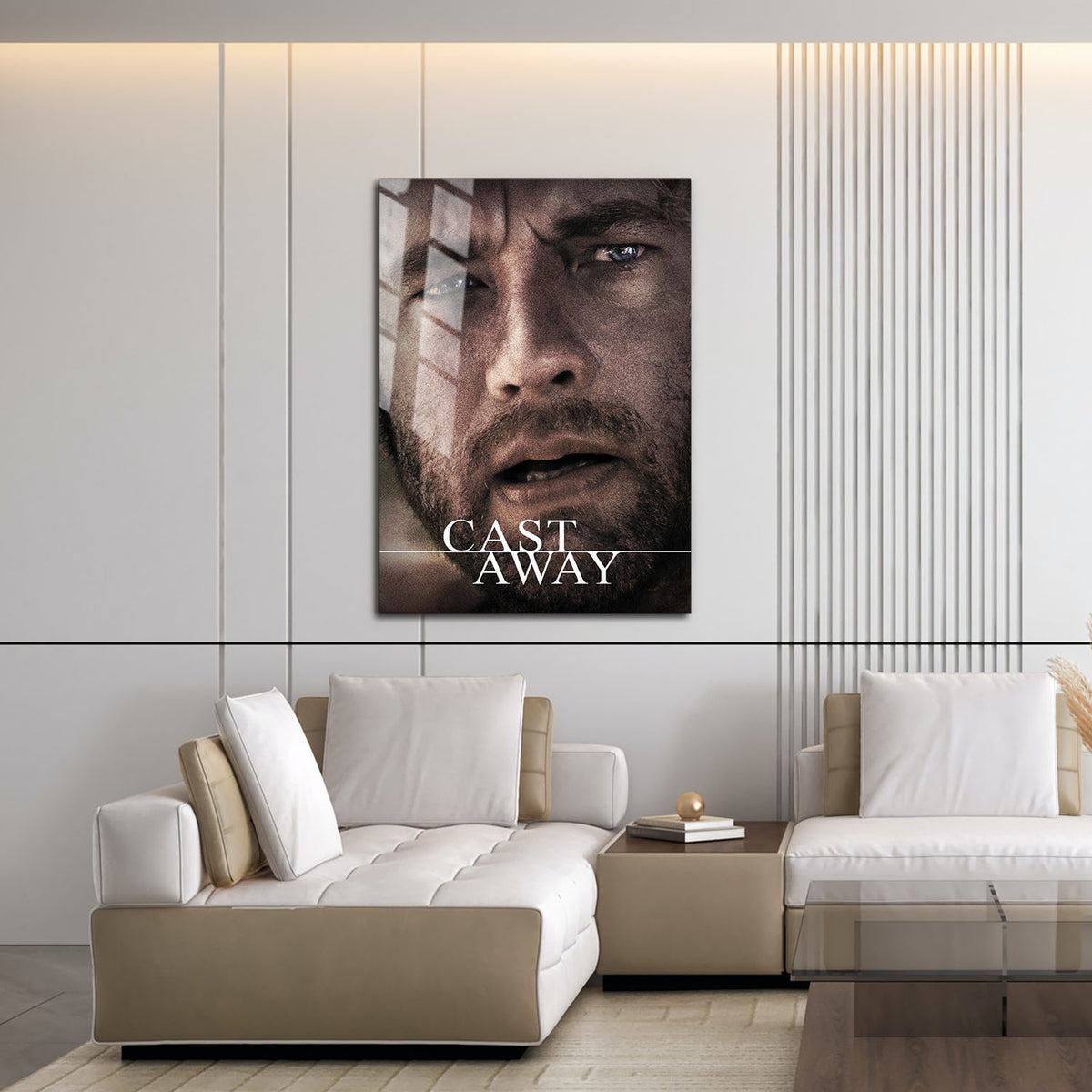 Flex Designs Metal Poster Cast Away Theatrical 16 x 24" Home Goods - Movie 2000 Movie Metal Poster