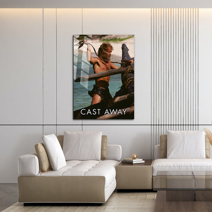 Flex Designs Metal Poster Cast Away 16 x 24" Home Goods - Movie 2000 Movie Metal Poster