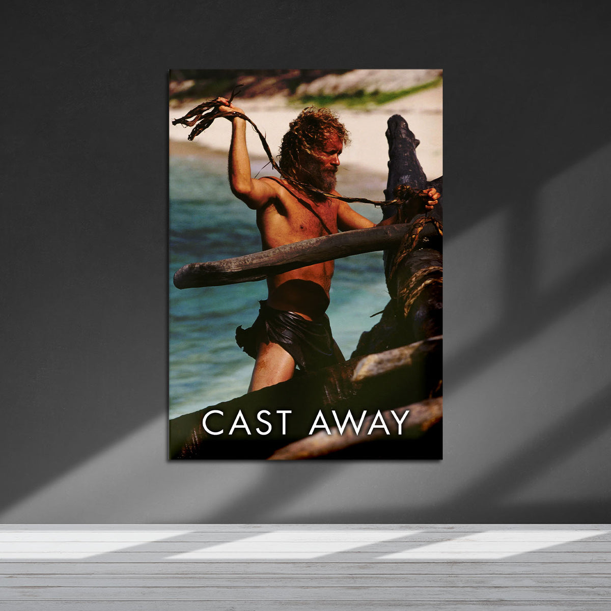 Flex Designs Metal Poster Cast Away 5 x 7" Home Goods - Movie 2000 Movie Metal Poster