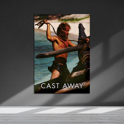 Flex Designs Metal Poster Cast Away 5 x 7" Home Goods - Movie 2000 Movie Metal Poster