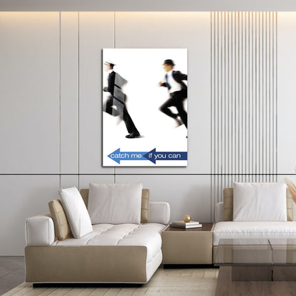 Flex Designs Metal Poster Catch Me If You Can 16 x 24" Home Goods - Movie 2002 Movie Metal Poster