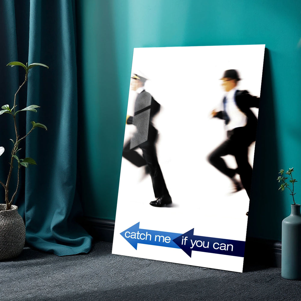 Flex Designs Metal Poster Catch Me If You Can 24 x 36" Home Goods - Movie 2002 Movie Metal Poster