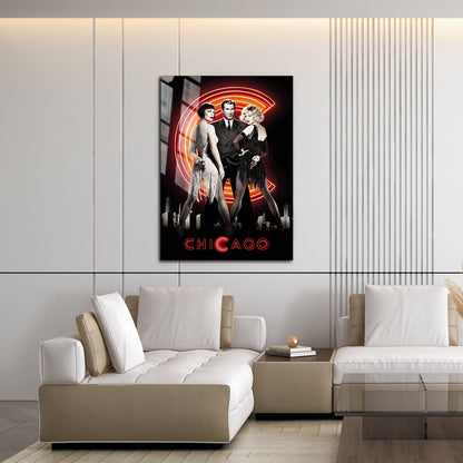 Flex Designs Metal Poster Chicago 16 x 24" Home Goods - Movie 2002 Movie Metal Poster