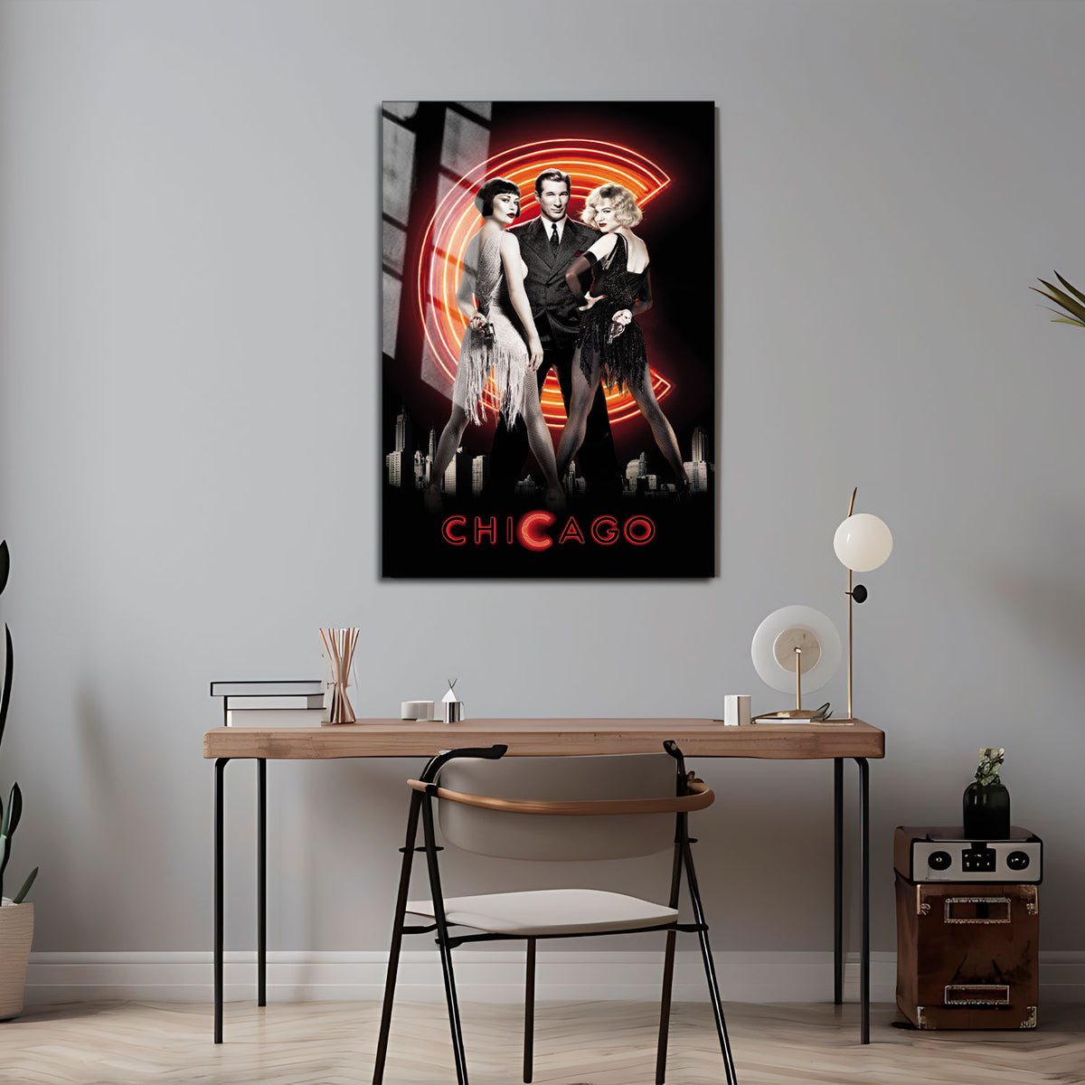 Flex Designs Metal Poster Chicago 5 x 7" Home Goods - Movie 2002 Movie Metal Poster