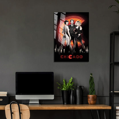 Flex Designs Metal Poster Chicago 24 x 36" Home Goods - Movie 2002 Movie Metal Poster