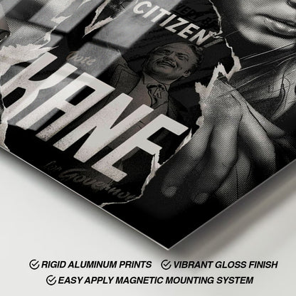 Flex Designs Metal Poster Citizen Kane Sketch 11 x 17" Home Goods - Movie 1941 Movie Metal Poster