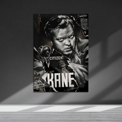 Flex Designs Metal Poster Citizen Kane Sketch 5 x 7" Home Goods - Movie 1941 Movie Metal Poster