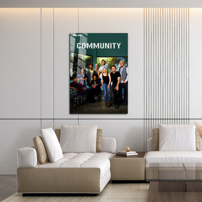 Flex Designs Metal Poster Community 16 x 24" Home Goods - TV Show 2009 TV Show Metal Poster