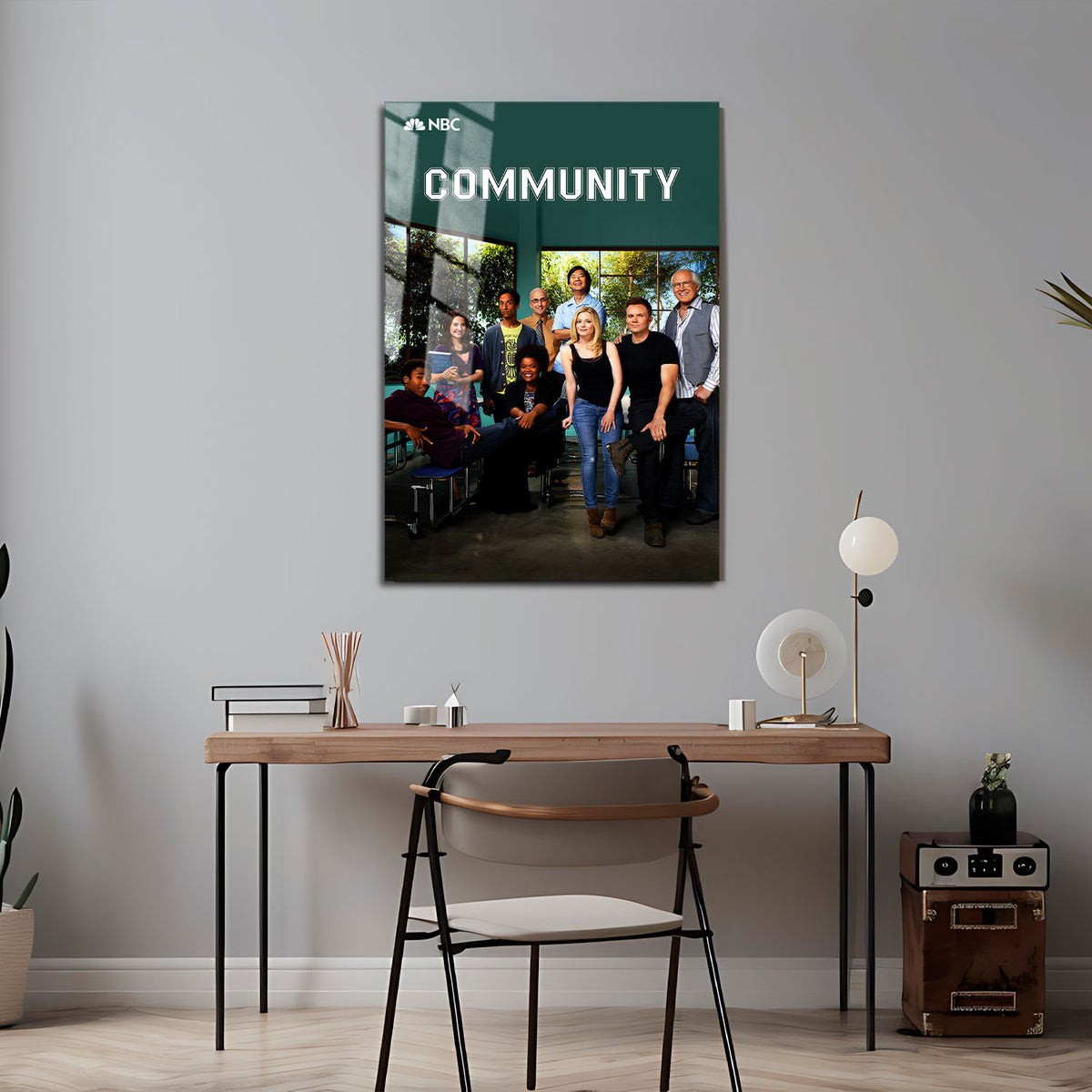 Flex Designs Metal Poster Community 5 x 7" Home Goods - TV Show 2009 TV Show Metal Poster