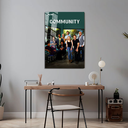 Flex Designs Metal Poster Community 5 x 7" Home Goods - TV Show 2009 TV Show Metal Poster
