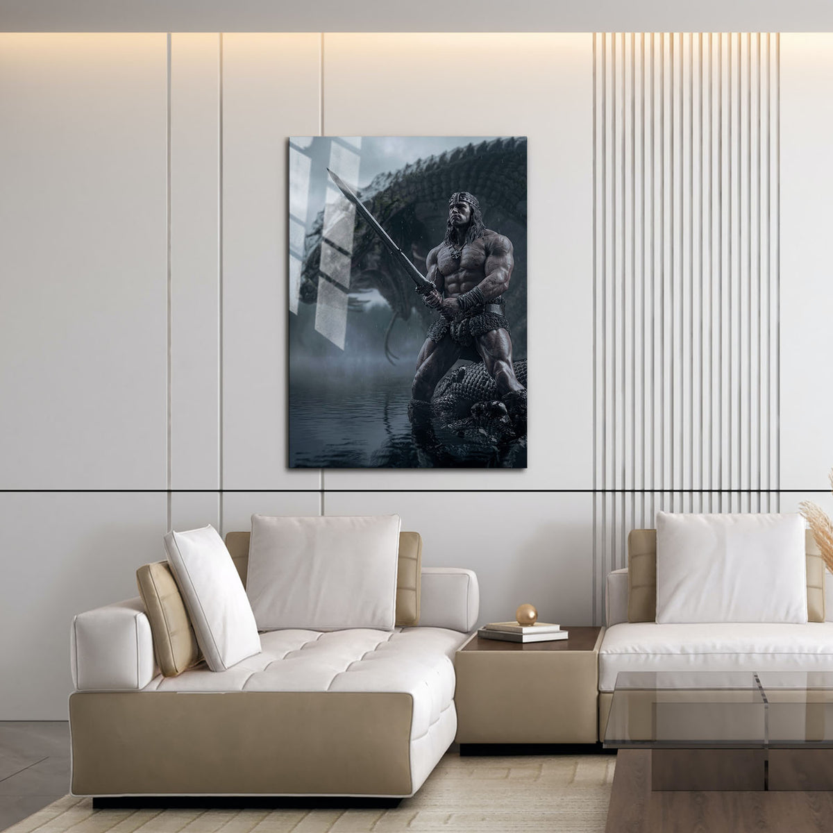 Flex Designs Metal Poster Conan the Barbarian Textless 16 x 24" Home Goods - Movie 1982 Movie Metal Poster