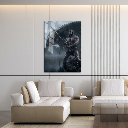 Flex Designs Metal Poster Conan the Barbarian Textless 16 x 24" Home Goods - Movie 1982 Movie Metal Poster