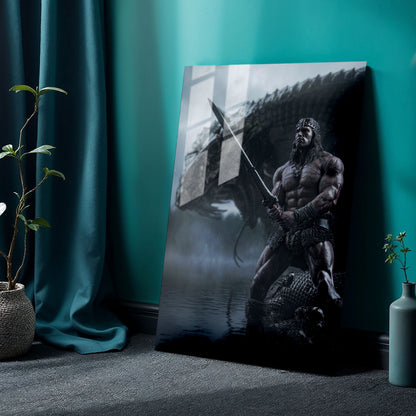 Flex Designs Metal Poster Conan the Barbarian Textless 24 x 36" Home Goods - Movie 1982 Movie Metal Poster