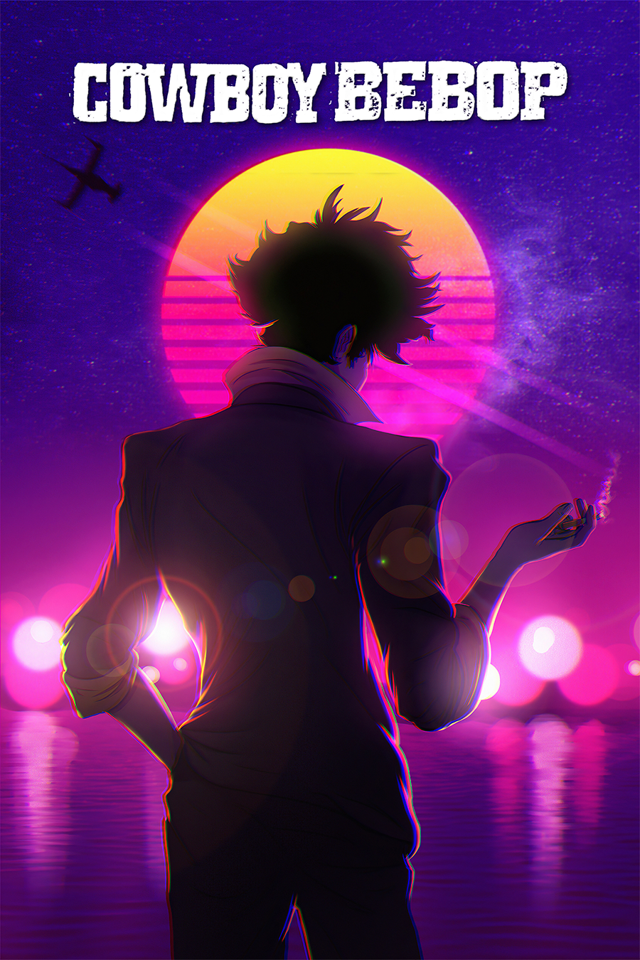 Flex Designs Metal Poster Cowboy Bebop 11 x 17" Home Goods - TV Show 1998 TV Show Metal Poster