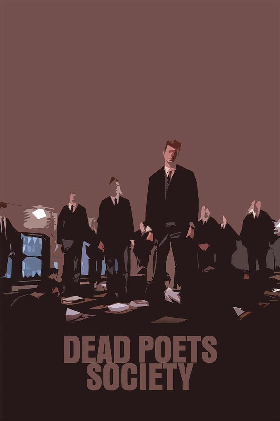 Flex Designs Metal Poster Dead Poets Society 11 x 17" Home Goods - Movie 1989 Movie Metal Poster