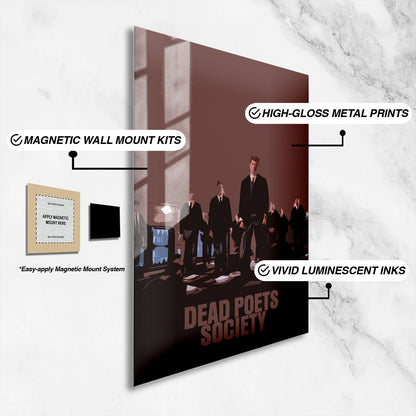 Flex Designs Metal Poster Dead Poets Society 16 x 24" Home Goods - Movie 1989 Movie Metal Poster