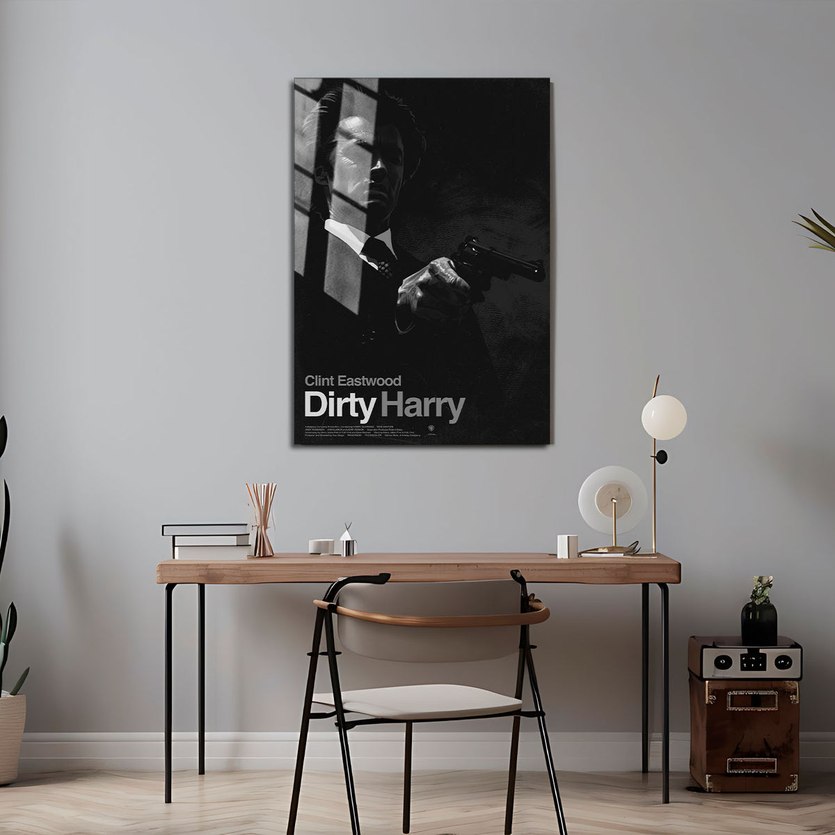 Flex Designs Metal Poster Dirty Harry 5 x 7" Home Goods - Movie 1971 Movie Metal Poster